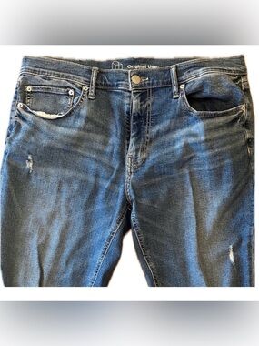 Original Use Men's Distressed Relaxed Denim
